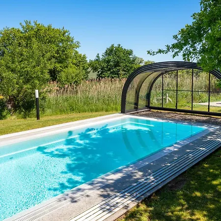 Prázdninový dům C 6 Reethaus Strandkorb Mit Aussenwhirlpool Und Sauna Gramkow